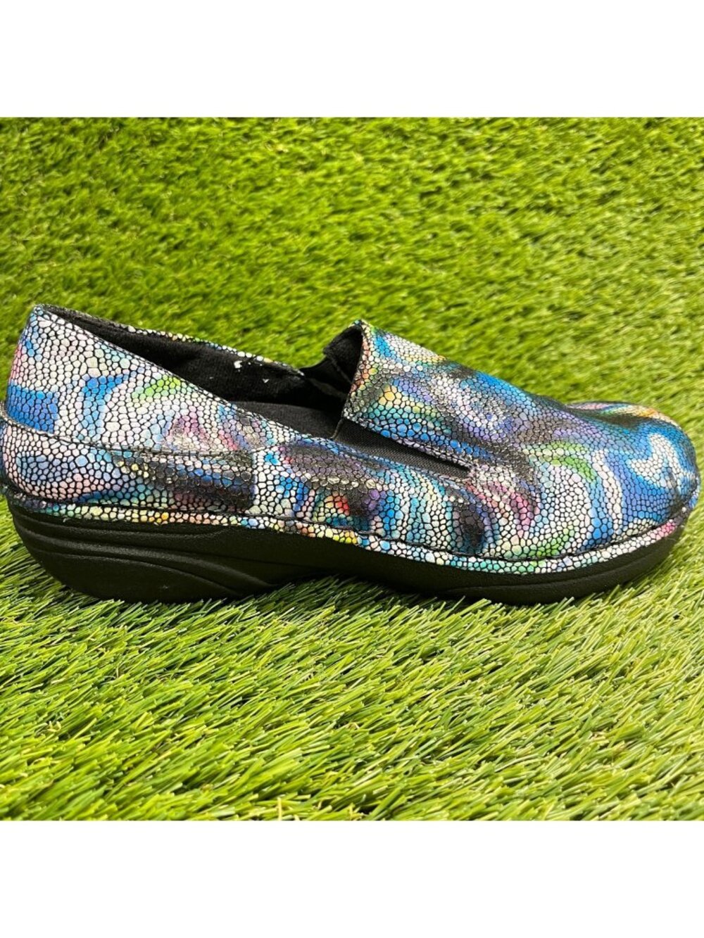 Spring Step Manila-Boreal Womens Size 8.5 Blue Uniform Slip-On Nursing Clogs